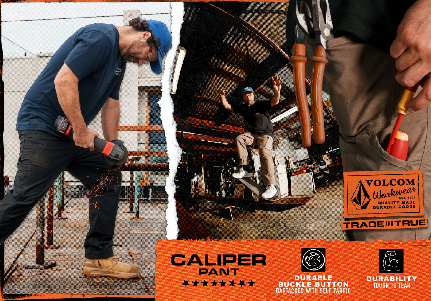VOLCOM WORKWEAR CALIPER WORK PANT