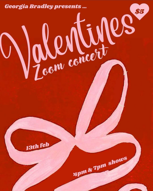 Georgia Bradley Valentine’s Day Online Concert Poster - A3